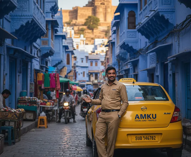 Jodhpur Sightseeing Taxi - Mehrangarh Fort, Blue City & More